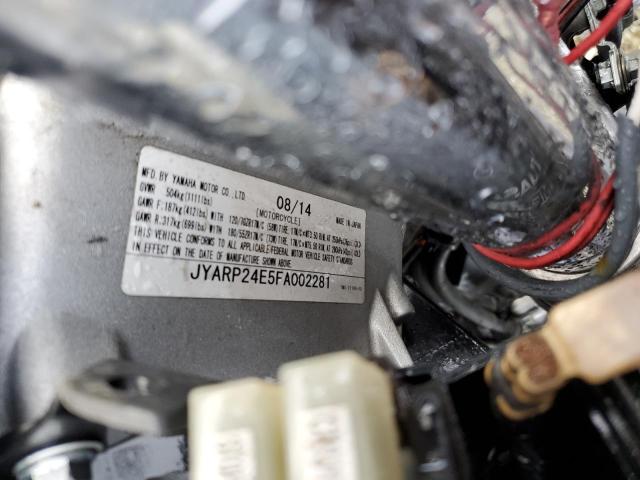 2015 YAMAHA FJR1300 A JYARP24E5FA002281