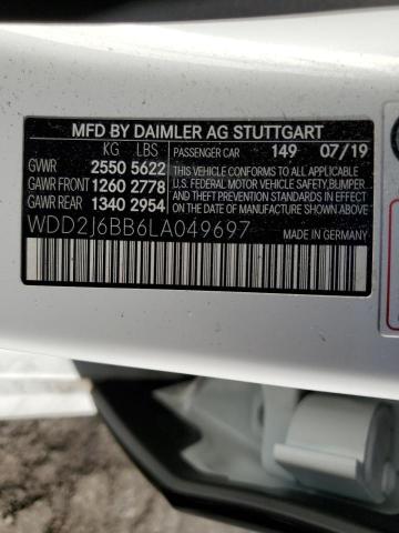 WDD2J6BB6LA049697 Mercedes-Benz Cls Amg 53 4matic
