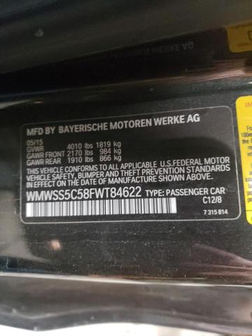WMWSS5C58FWT84622 Mini Cooper S Paceman