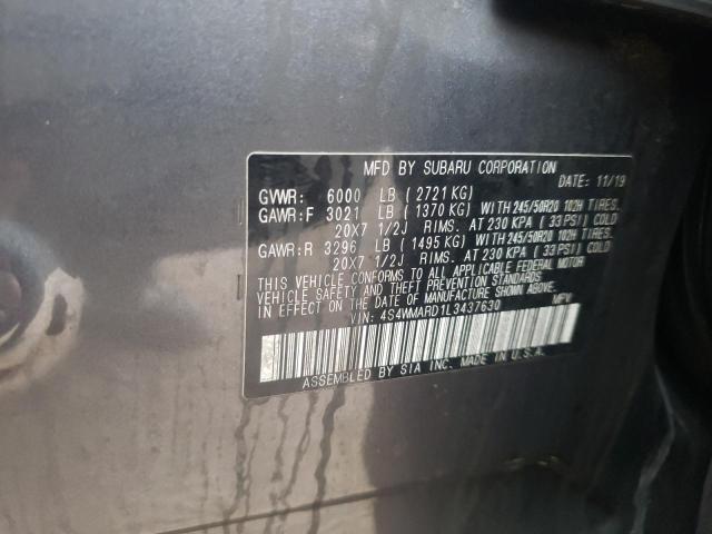 4S4WMARD1L3437630 Subaru Ascent Touring