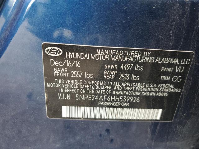2017 HYUNDAI ACCENT GL 5NPE24AF6HH539926