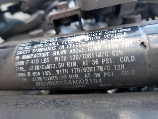 2004 KAWASAKI 1600 MEANS - JKBVNKB154A002194