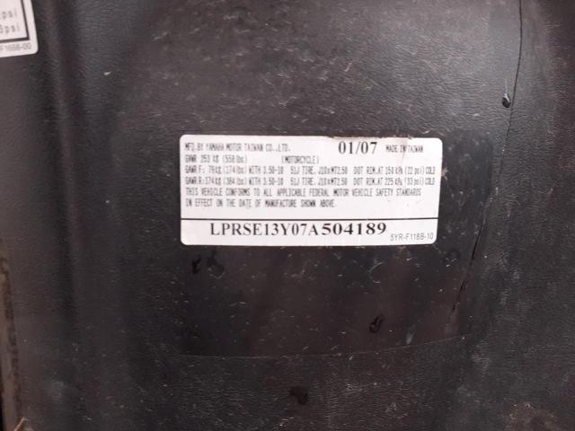 2007 YAMAHA YJ125 LPRSE13Y07A504189