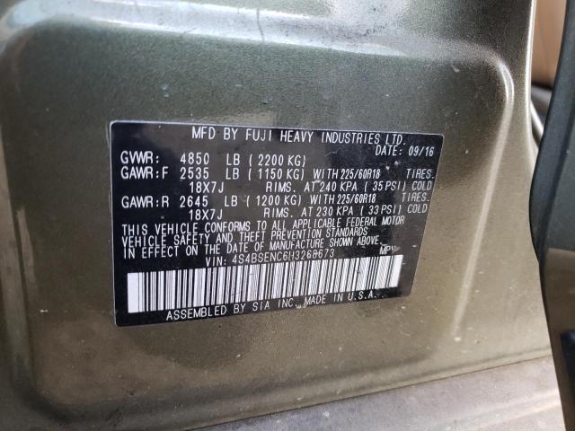 4S4BSENC6H3268673 Subaru Outback 3.6r Limited
