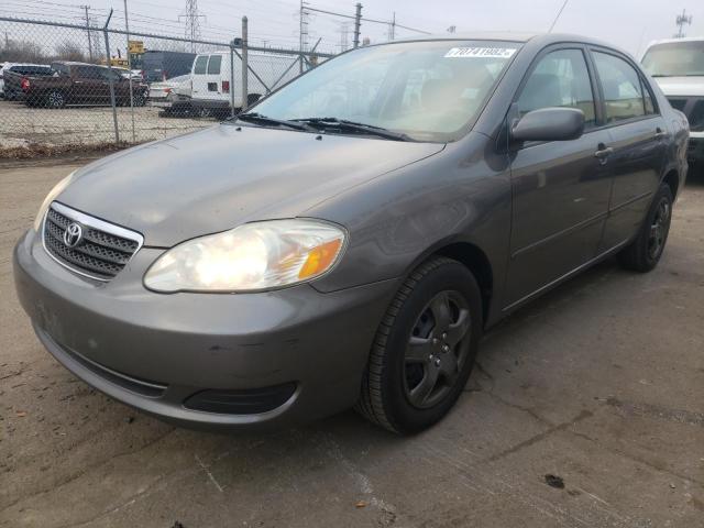 Salvage cars for sale from Copart Wheeling, IL: 2008 Toyota Corolla CE