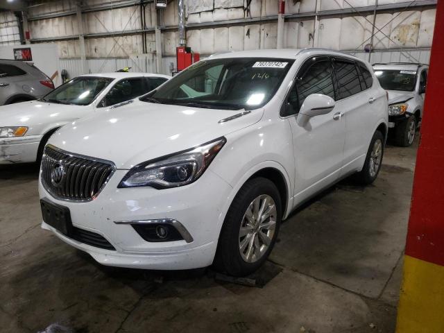 Buick Envision salvage cars for sale: 2018 Buick Envision E