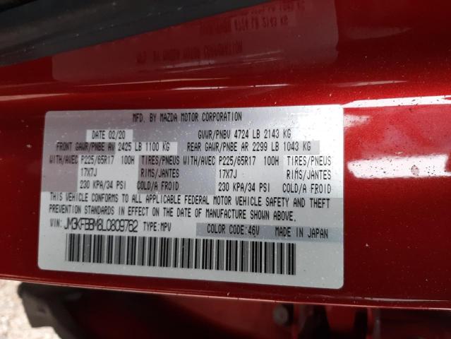 2020 MAZDA CX-5 SPORT - JM3KFBBM8L0809762