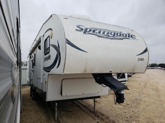 Salvage cars for sale from Copart Temple, TX: 2013 Springdale Keystone