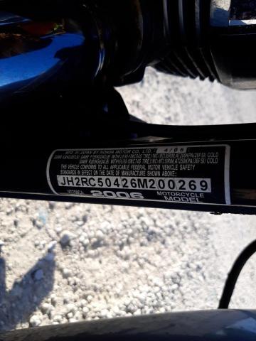 2006 HONDA VT750 CA JH2RC50426M200269