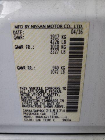 1N4AL3AP4GC218174 Nissan ALTIMA 2.5