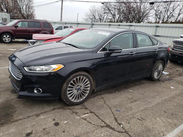 Salvage cars for sale at Moraine, OH auction: 2014 Ford Fusion Titanium