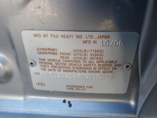 JF1GD61687G510645 Subaru Impreza 2.5i