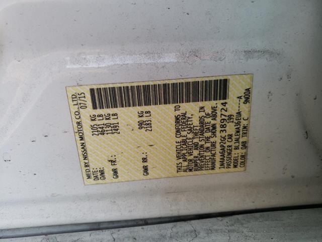 2016 NISSAN MAXIMA 3.5 - 1N4AA6AP2GC389724