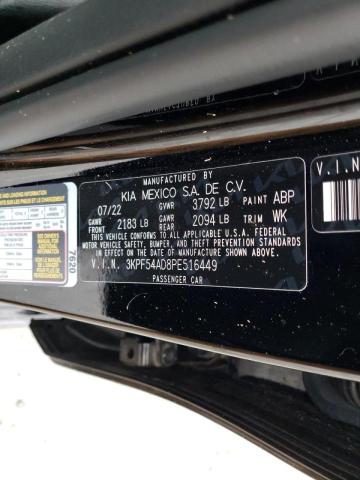 3KPF54AD8PE516449 KIA Forte Gt Line