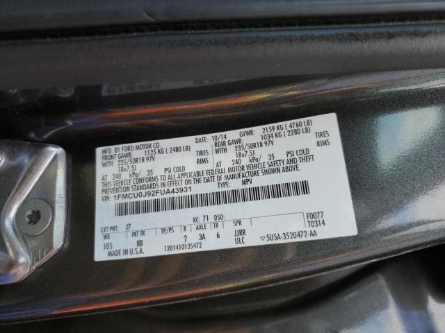 1FMCU0J92FUA43931 Ford Escape Titanium