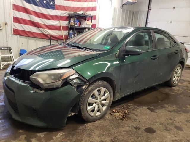 Salvage cars for sale from Copart Lyman, ME: 2014 Toyota Corolla