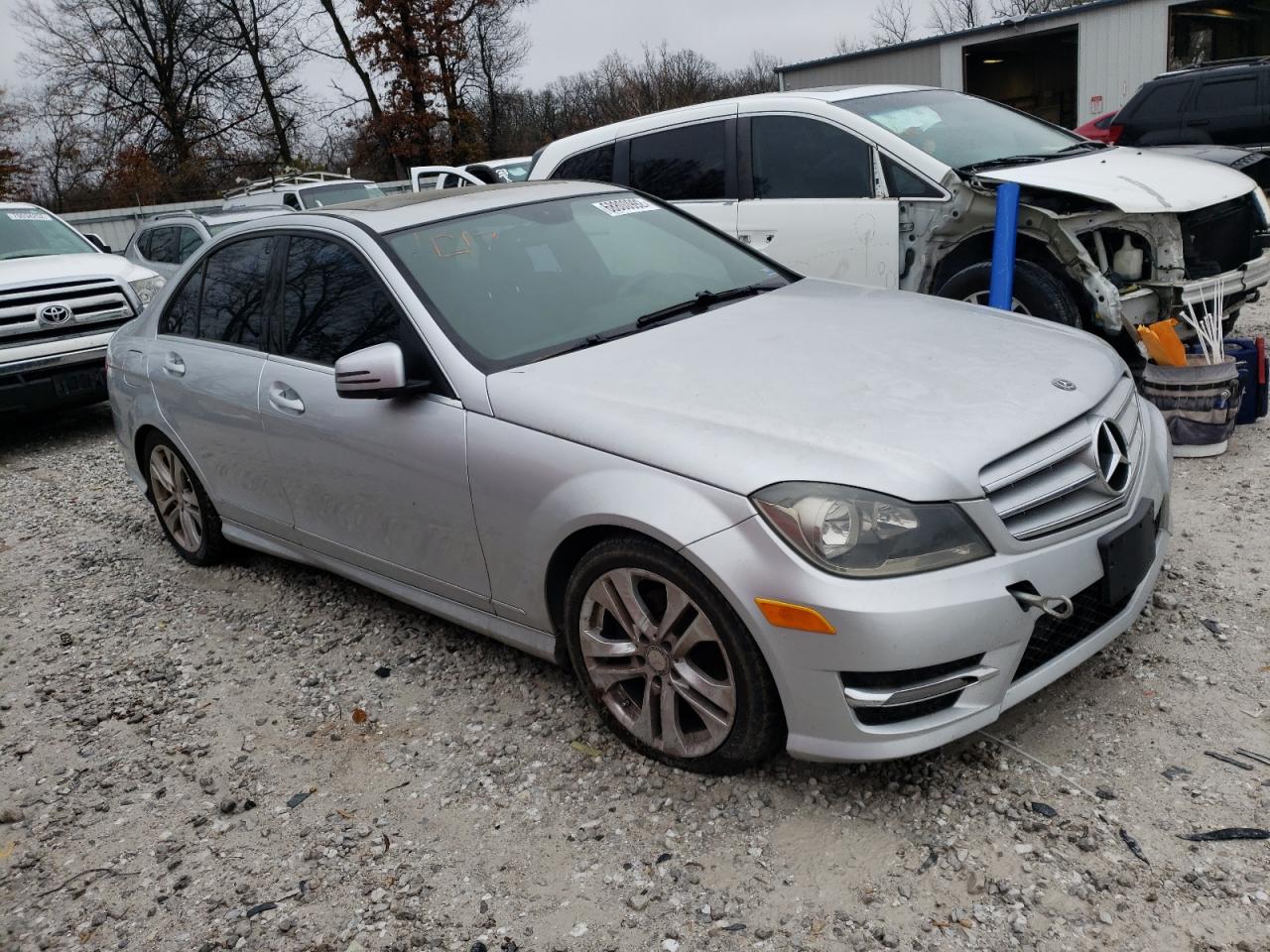 2012 Mercedes-Benz C 250 vin: WDDGF4HB9CA599057