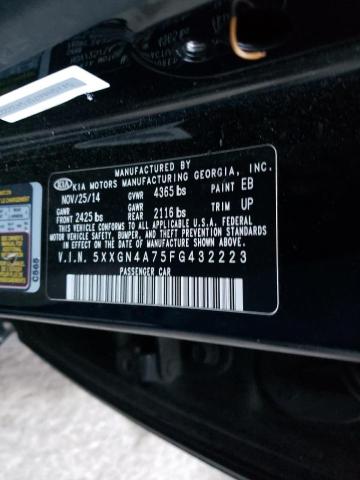 2015 KIA OPTIMA EX - 5XXGN4A75FG432223