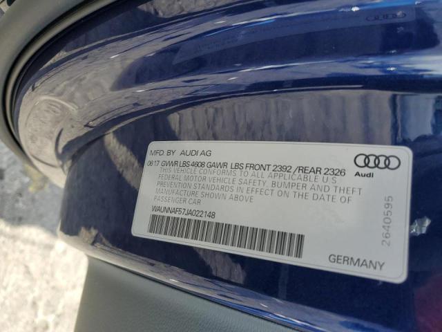 2018 AUDI A5 WAUNNAF57JA022148