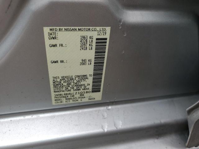 1N4BL4BV6LC210580 Nissan ALTIMA S