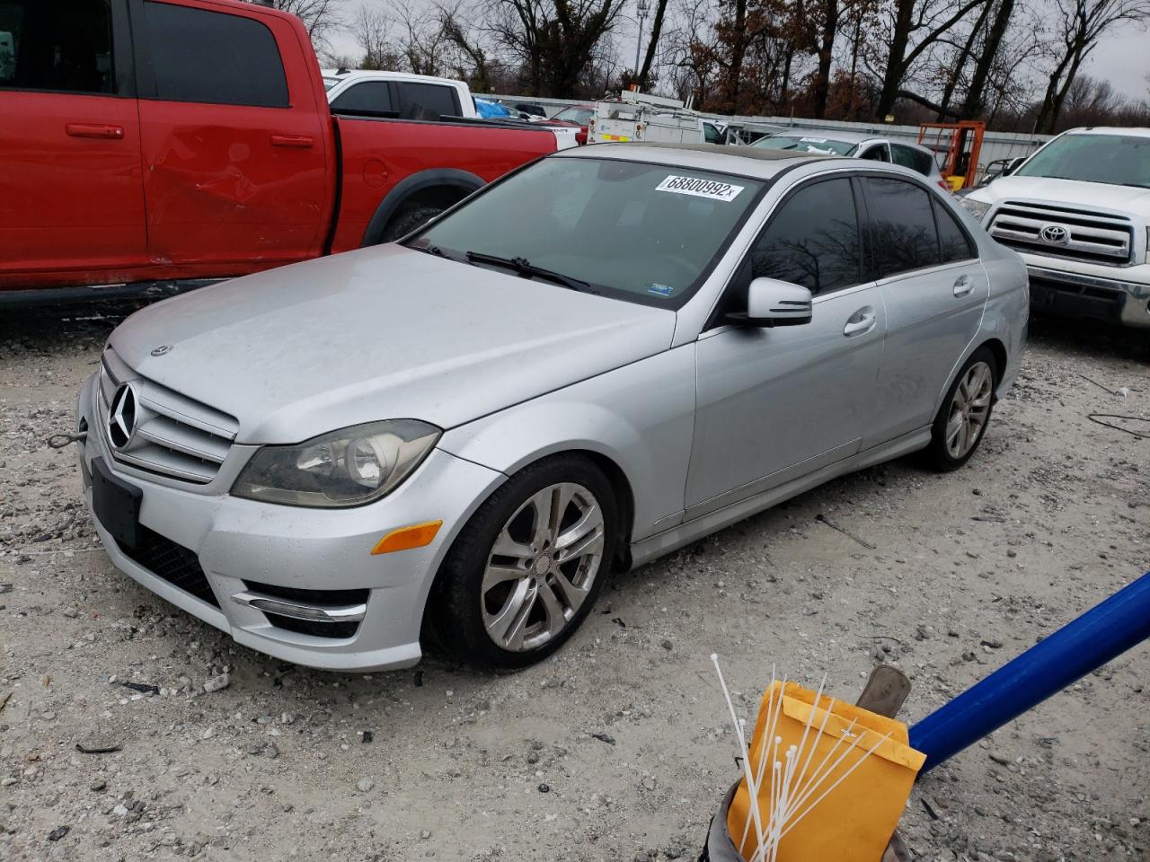 2012 Mercedes-Benz C 250 vin: WDDGF4HB9CA599057