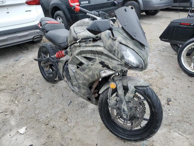 Salvage cars for sale from Copart Kansas City, KS: 2012 Kawasaki EX650 EC