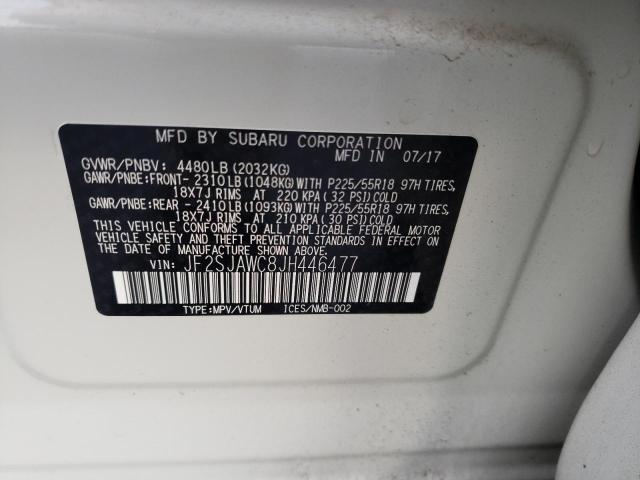2018 SUBARU FORESTER W JF2SJAWC8JH446477