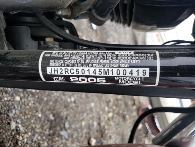 2005 HONDA VT750 C - JH2RC50145M100419