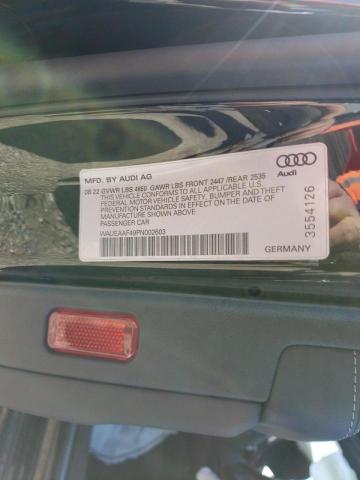 2023 AUDI A4 QUATTRO WAUEAAF49PN002603
