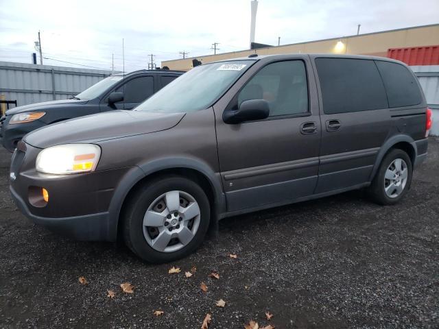 Salvage cars for sale from Copart Bowmanville, ON: 2009 Pontiac Montana SV