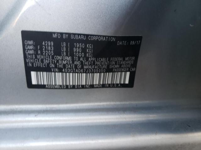 4S3GTAD67J3705050 Subaru Impreza Premium Plus