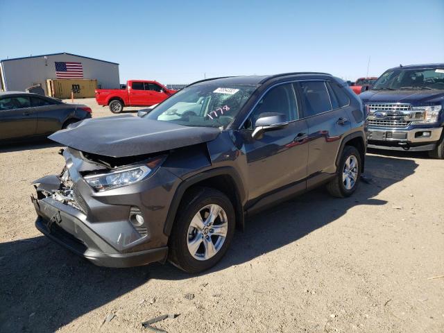 Salvage cars for sale from Copart Amarillo, TX: 2020 Toyota Rav4 XLE