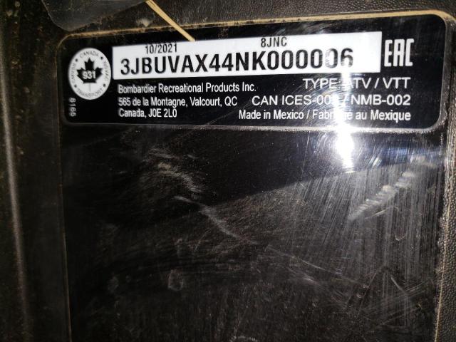 2022 CAN-AM DEFENDER L 3JBUVAX44NK000006