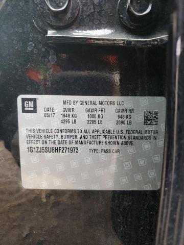 2017 CHEVROLET MALIBU HYB - 1G1ZJ5SU8HF271973