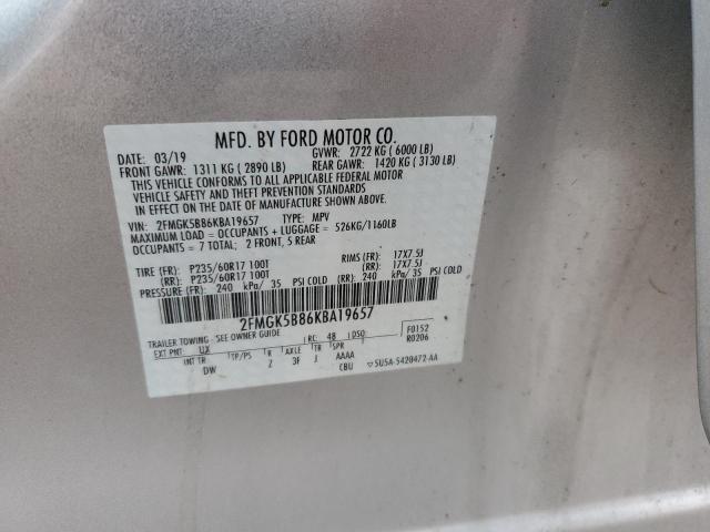 2019 FORD FLEX SE - 2FMGK5B86KBA19657