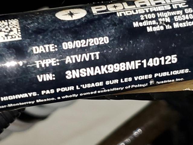 2021 POLARIS RZR XP 100 - 3NSNAK998MF140125
