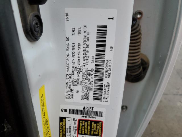 2018 TOYOTA TUNDRA DOU - 5TFUW5F11JX743319