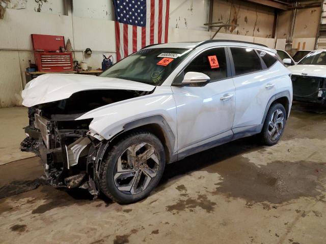 Salvage cars for sale from Copart Casper, WY: 2022 Hyundai Tucson SEL