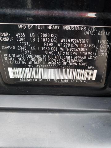 4S4BRBGC3D3319550 Subaru Outback 2.5i Premium