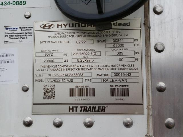 3H3V532KXPS438053 HYTR TRAILER 2023