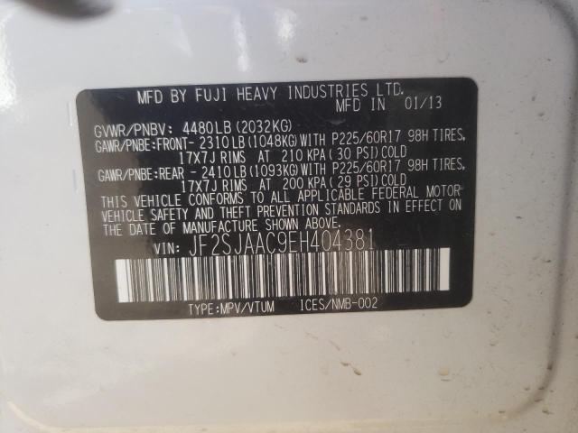 JF2SJAAC9EH404381 Subaru Forester 2.5i