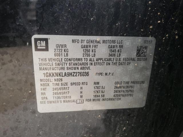 2017 GMC ACADIA SLE - 1GKKNKLA9HZ276036