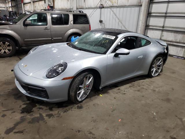 Salvage cars for sale at Woodburn, OR auction: 2020 Porsche 911 Carrera S