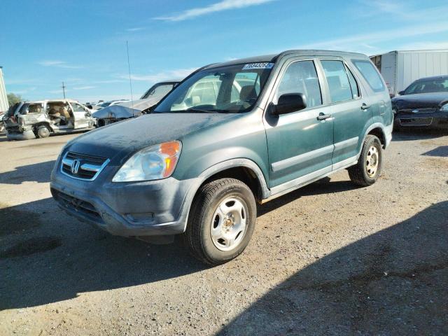 Salvage cars for sale from Copart Tucson, AZ: 2002 Honda CR-V LX