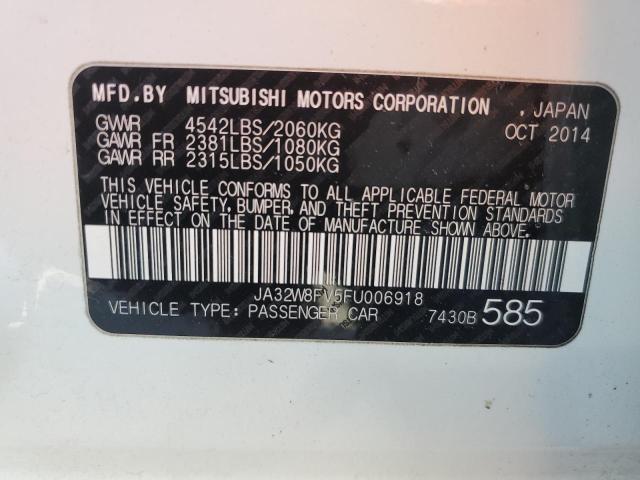 JA32W8FV5FU006918 Mitsubishi Lancer Evolution Gsr