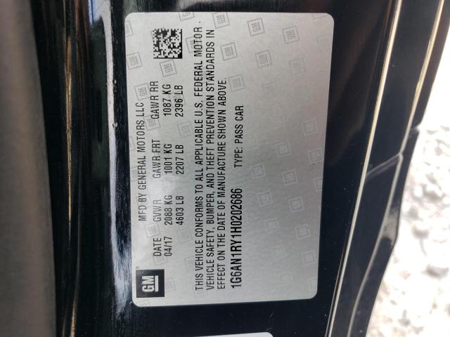 2017 CADILLAC ATS-V - 1G6AN1RY1H0202686