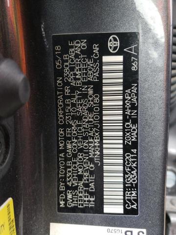 2018 TOYOTA C-HR XLE - JTNKHMBX7J1010180