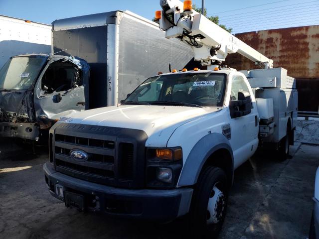 Salvage trucks for sale at Wilmington, CA auction: 2008 Ford F450 Super