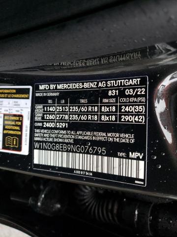 2022 MERCEDES-BENZ GLC 300 4M - W1N0G8EB9NG076795