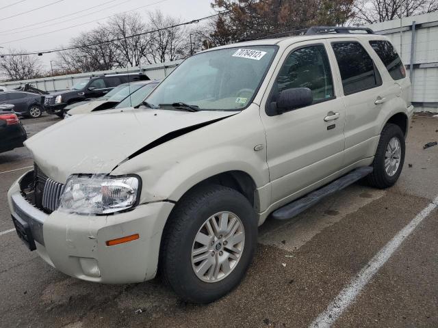Salvage cars for sale from Copart Moraine, OH: 2007 Mercury Mariner LU